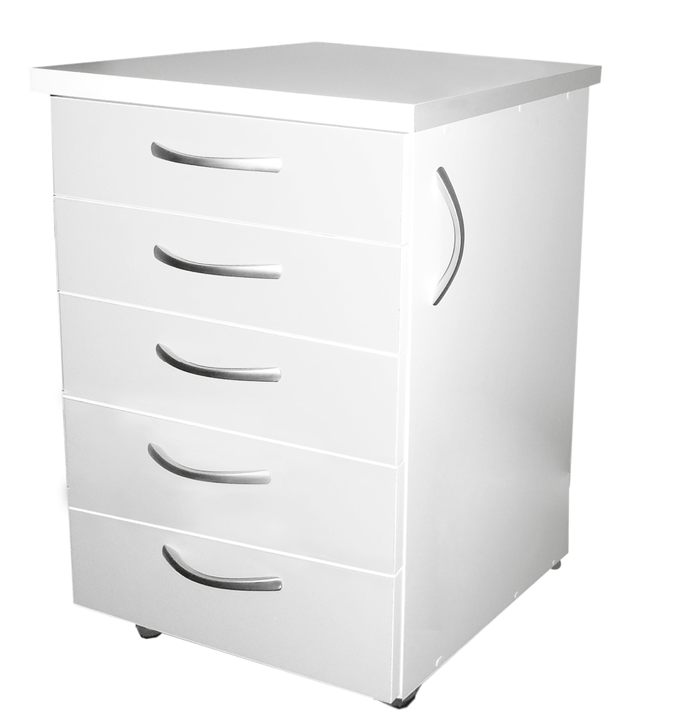 MEUBLE MOBILE 5 TIROIRS L45*H75*P50 PRATIKA